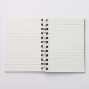 Double Ring Wirebound Notebook - A7 Lined