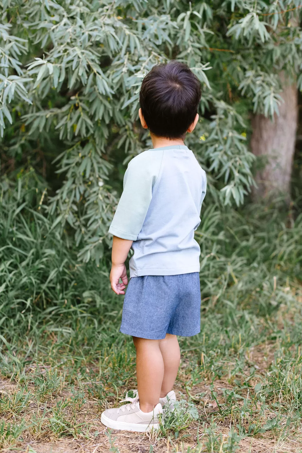 Easy Short in Dark Chambray