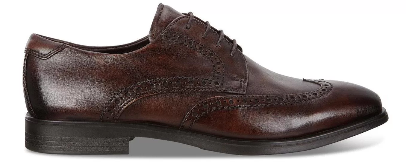 Ecco Melbourne Men’s Cocoa Brown Laced Shoe 621664