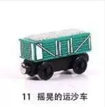 Emily Wood Train Magnetic Wooden Trains Model Car Toy Compatible with Brio Brand Tracks Railway Locomotives Toys for Child