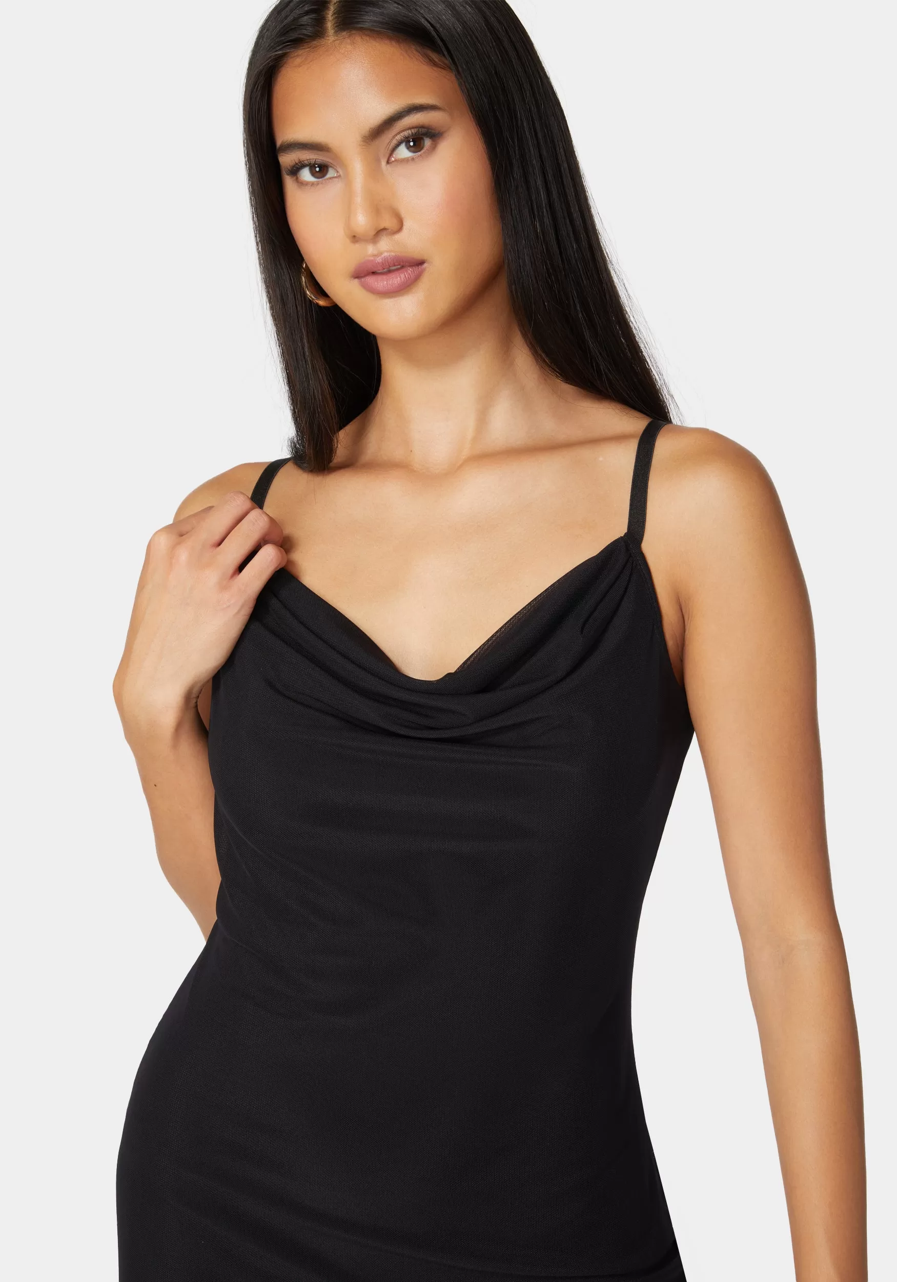 Emma Mesh Maxi Slip Dress