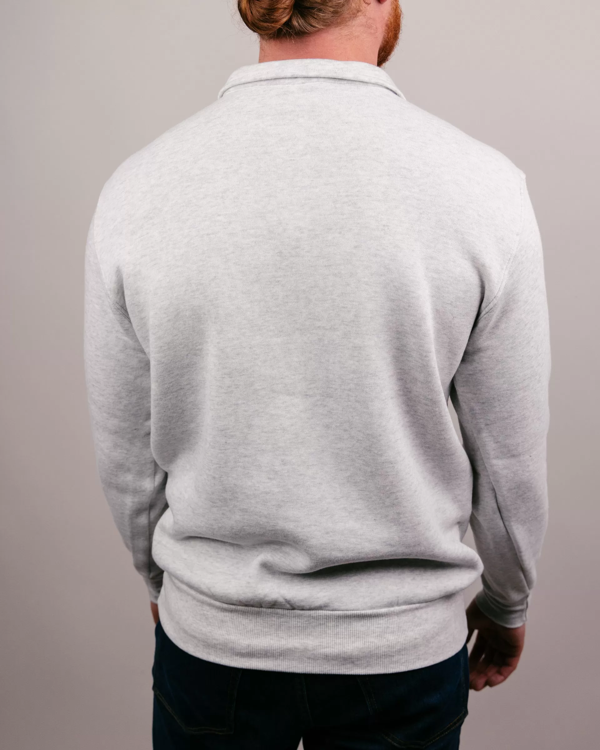 Essential Ash Grey Quarter Zip