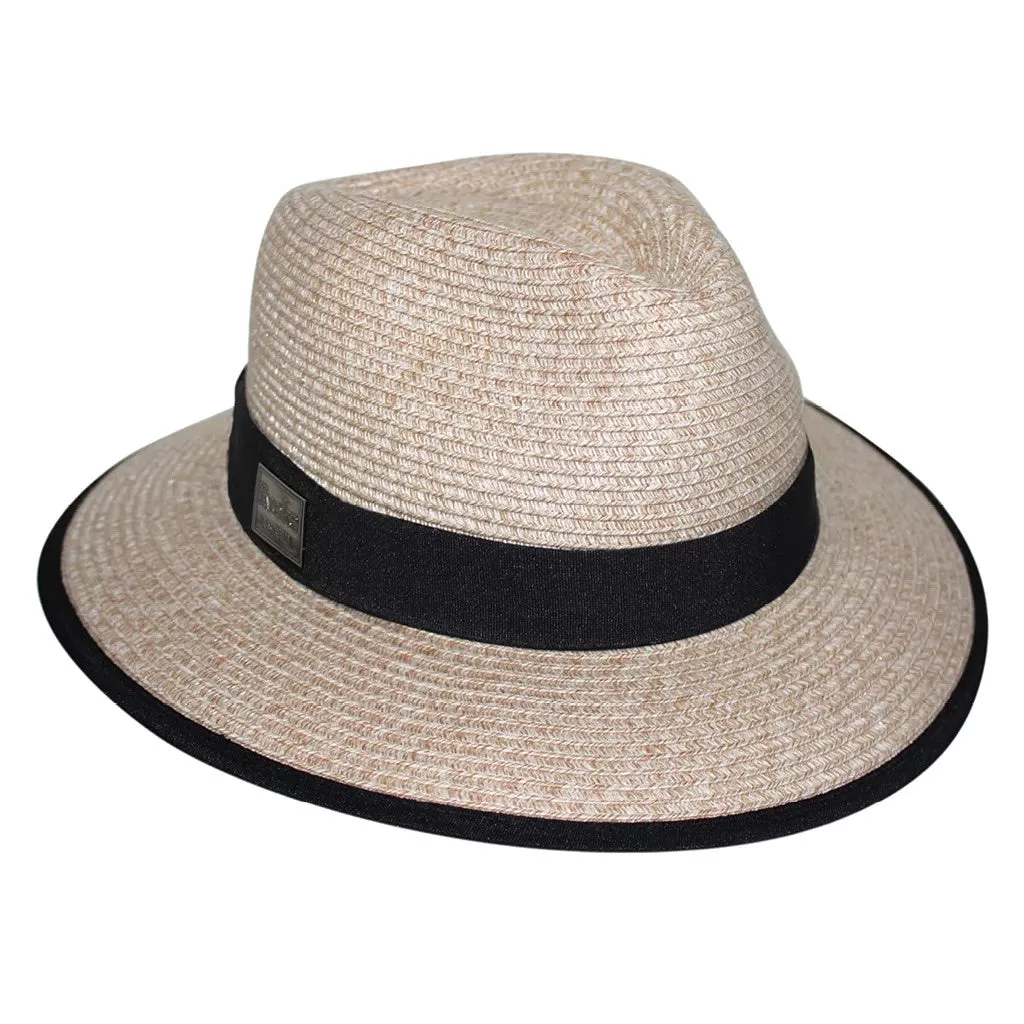 Evoke Hat Palmer Fedora Wheat/Black (Unisex)