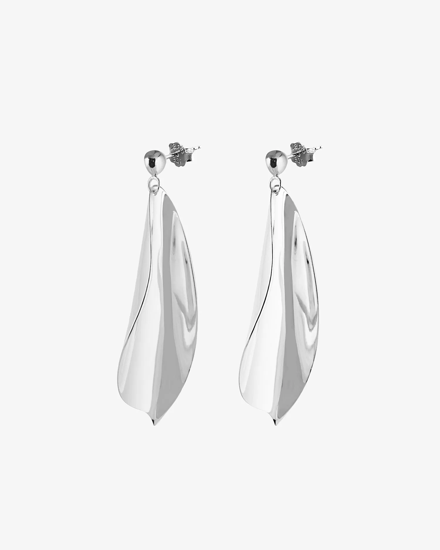 Gardenia grande earrings silver