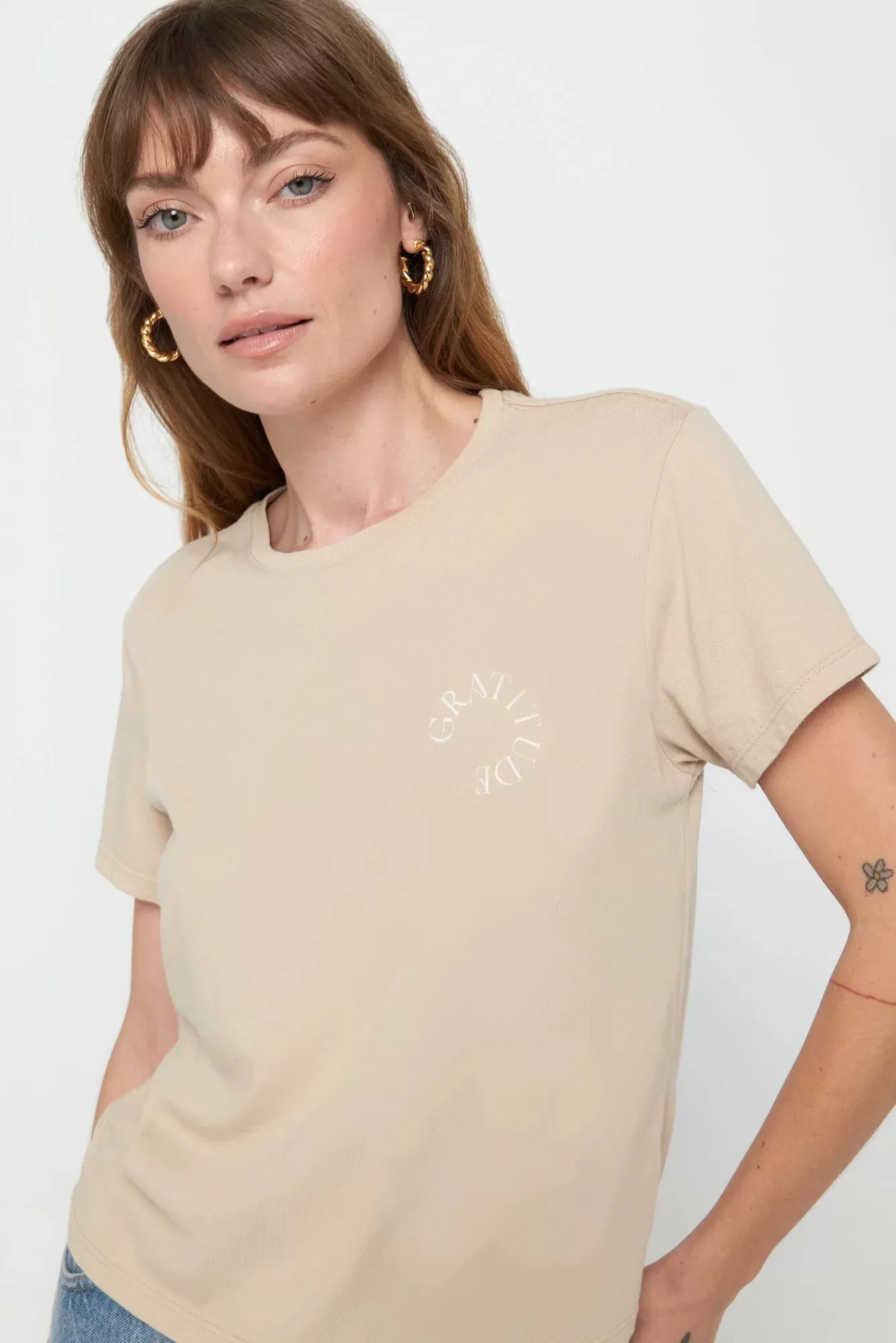 Gratitude Lila Tee