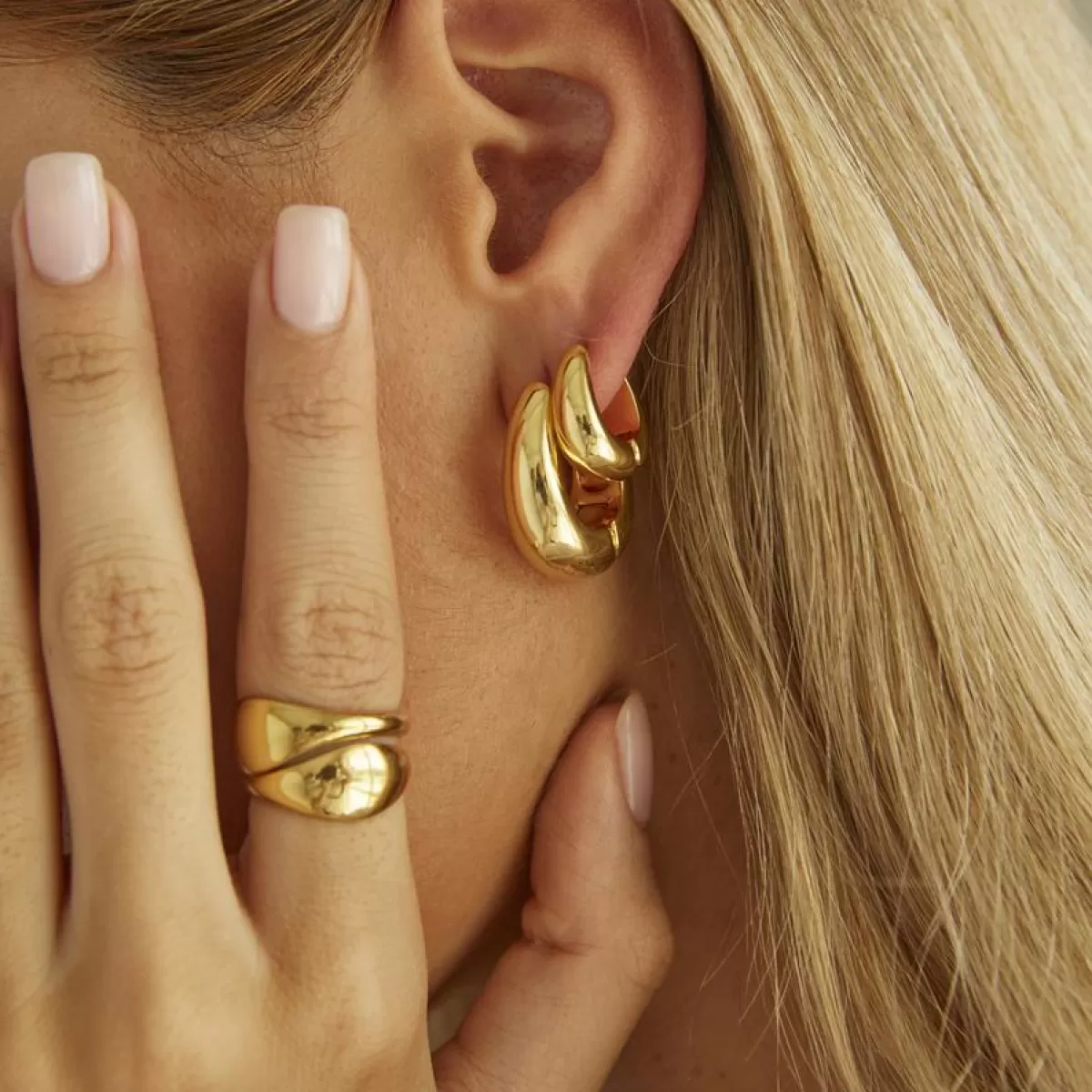 Handmade Gold Vermeil Dome Ring