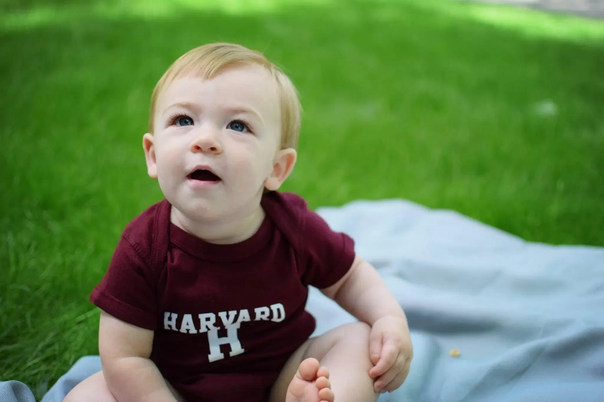 Harvard H Infant Onesie