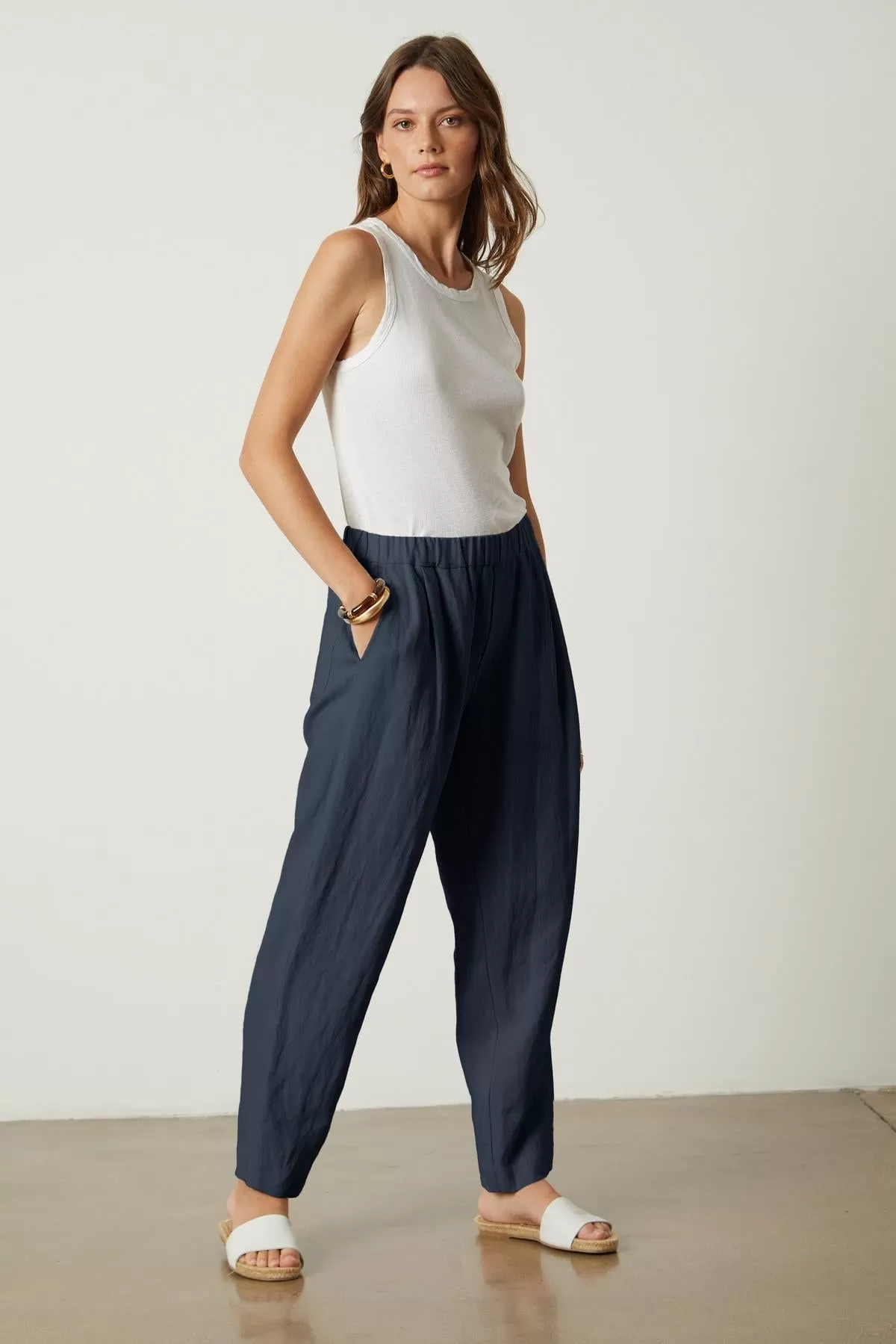 JESSIE HEAVY LINEN PANT