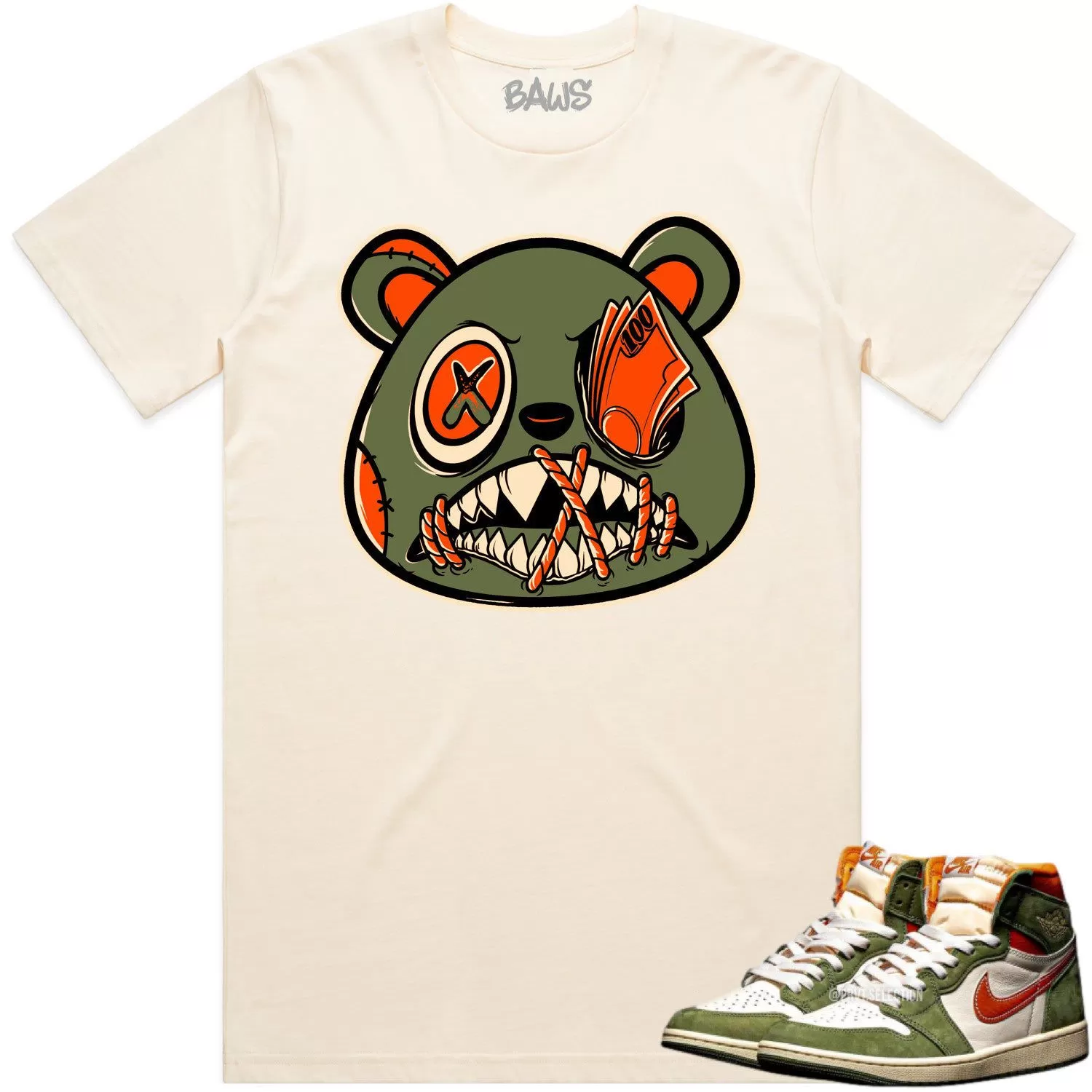 Jordan 1 Celadon 1s Shirt to Match - CELADON MONEY TALKS BAWS