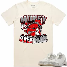 Jordan Retro 3 Craft Ivory 3s Shirt to Match - RED MOF