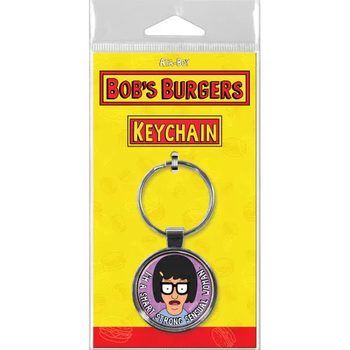 Keychain - Bob's Burger - I'm a Smart, Strong, Sensual Woman