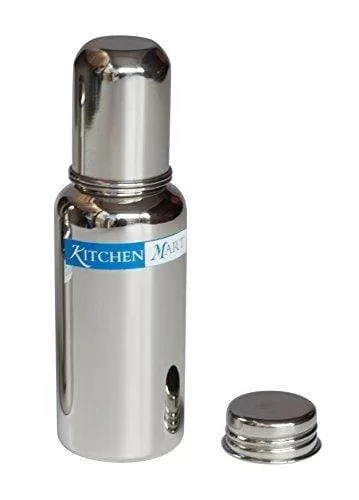 Kitchen Mart Stainless Steel Baby Feeding Bottle 275ml