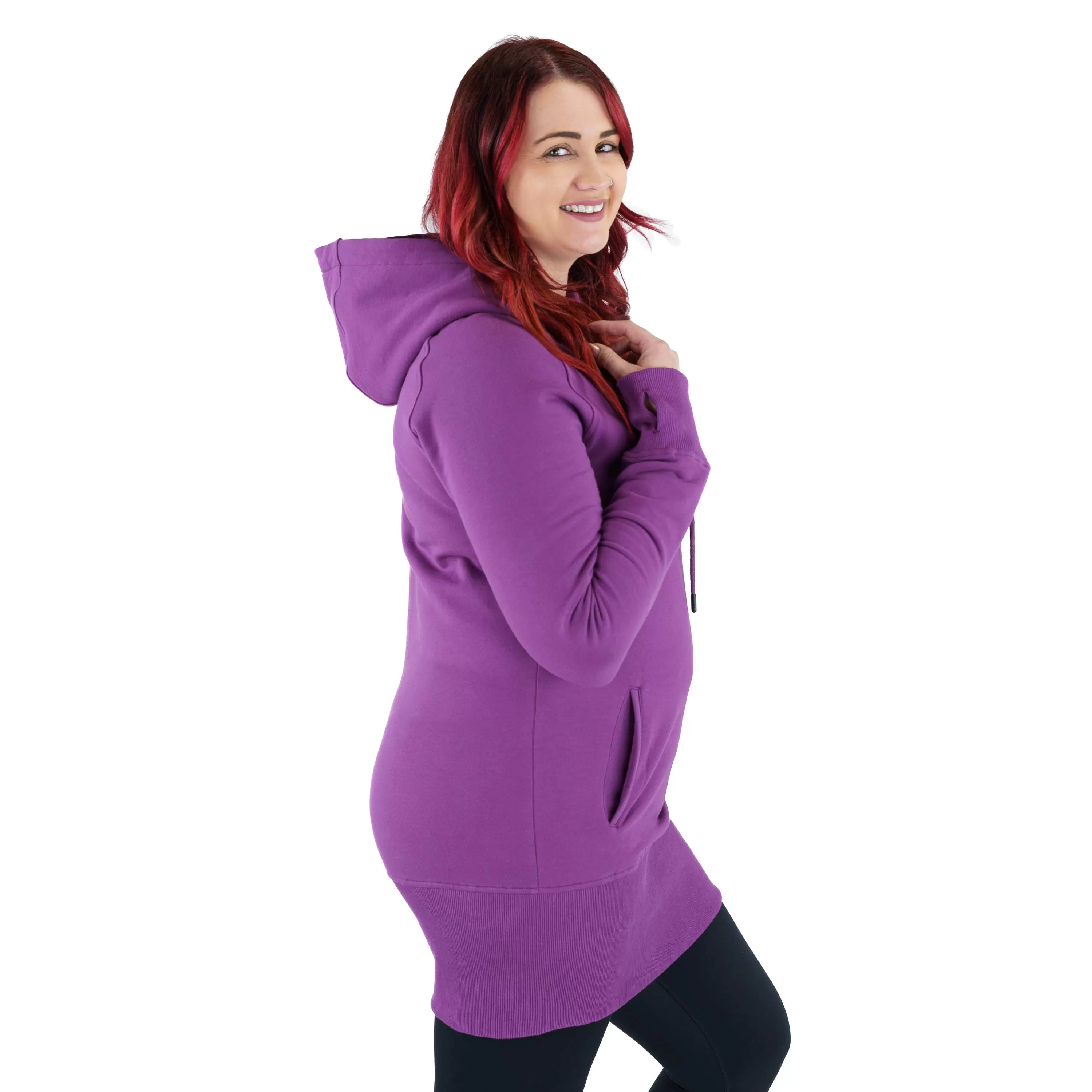 Kora Long Hoodie Magenta