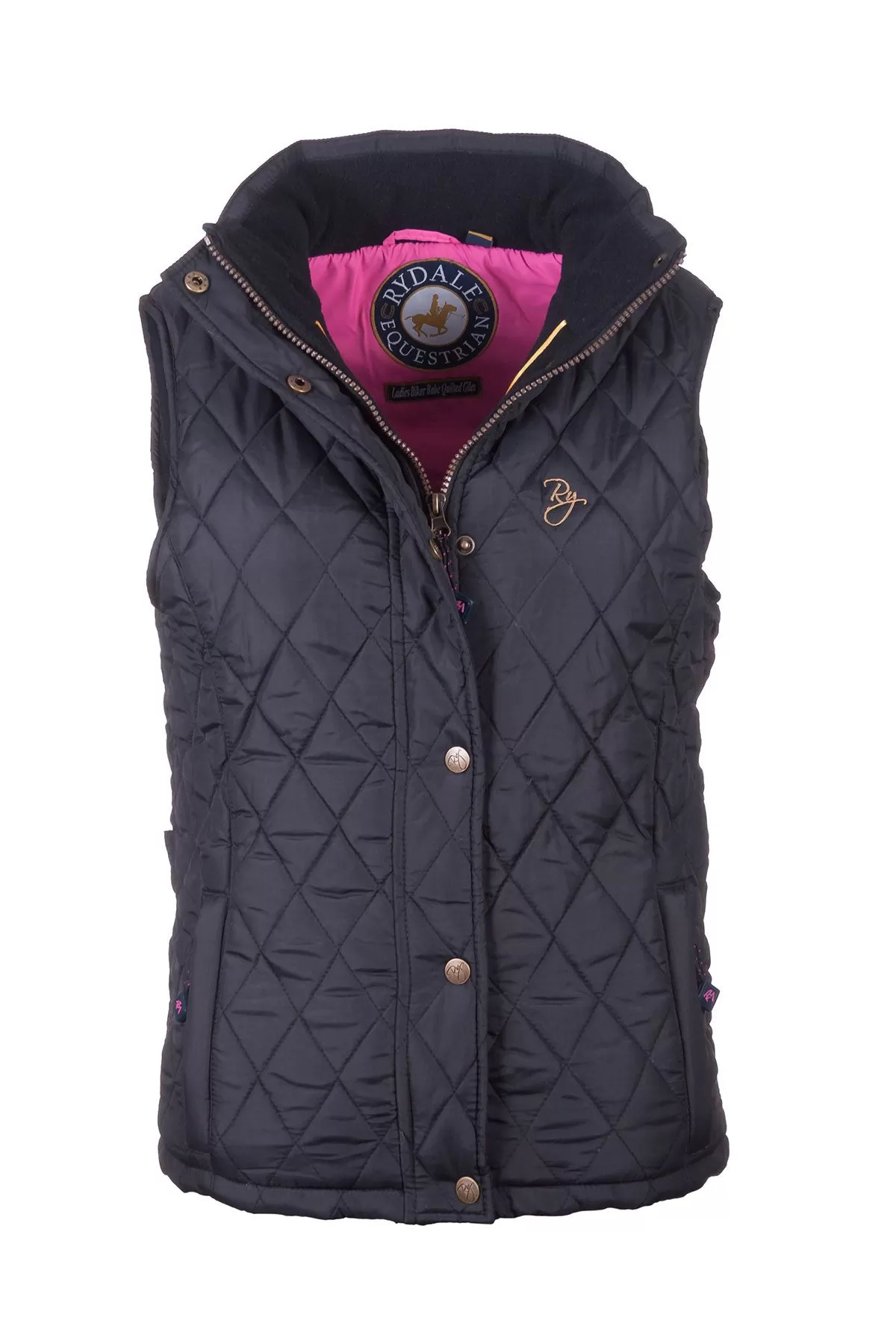 Ladies Soft Quilted Biker Babe Gilet