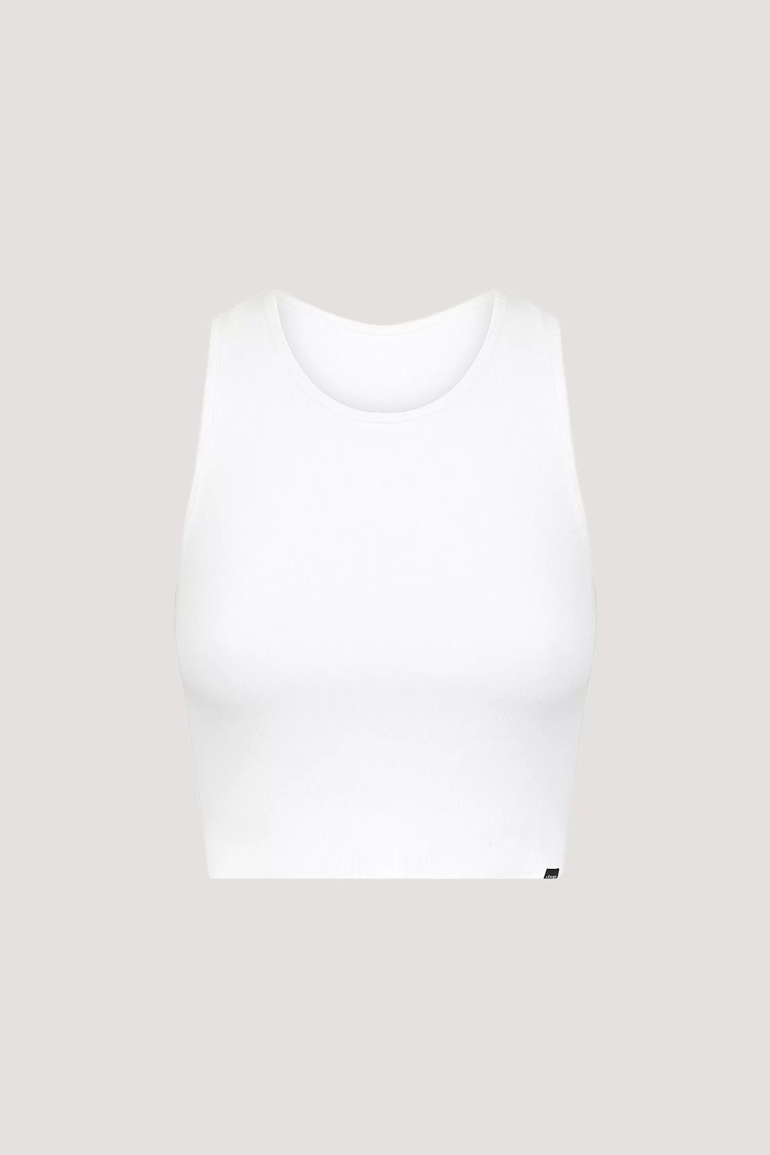 LUNA LONGLINE ORGANIC COTTON CROP - IVORY