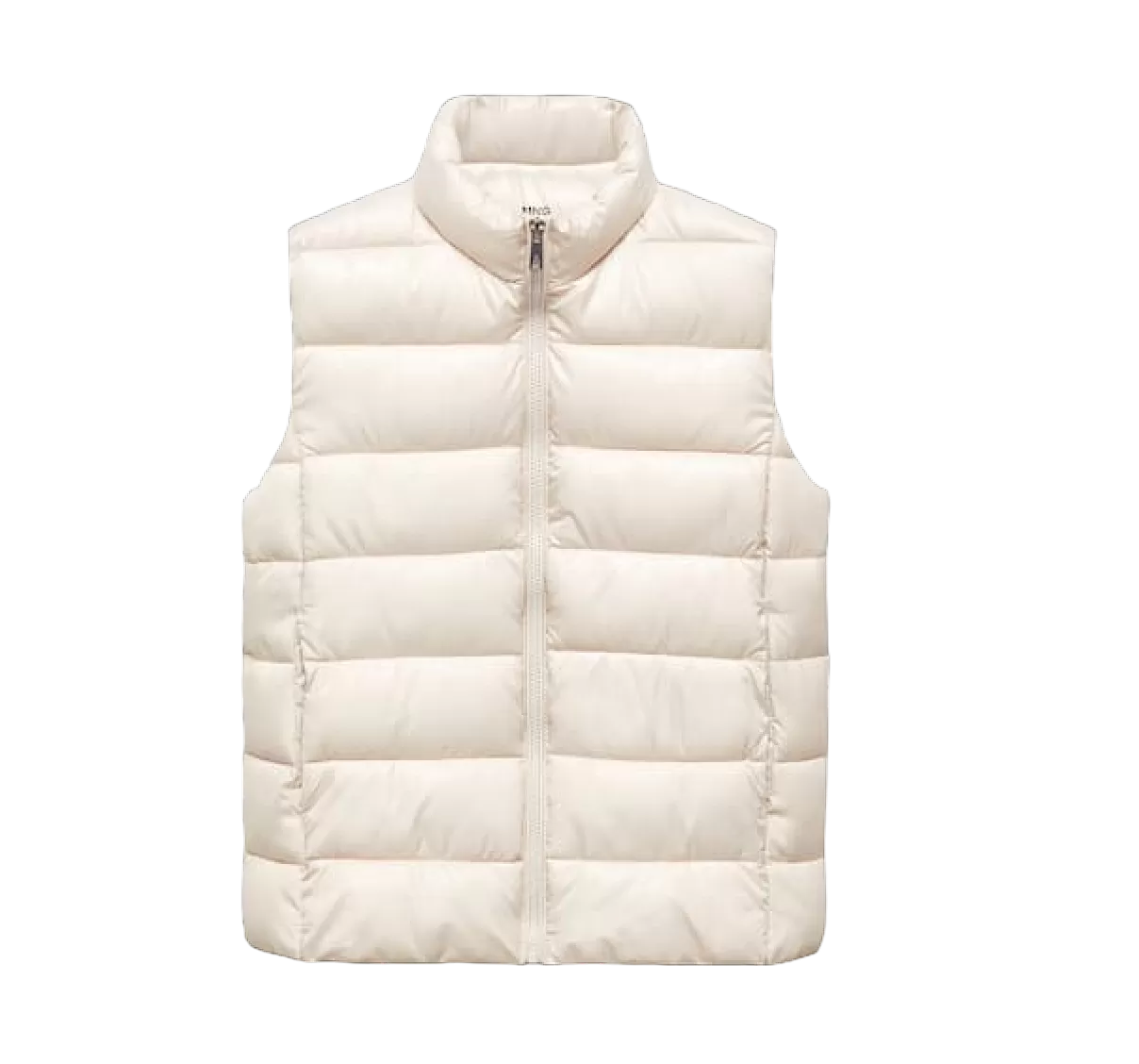 MANGO Cream Ultra-light Quilted Gilet BNWTUK M