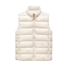 MANGO Cream Ultra-light Quilted Gilet BNWTUK M