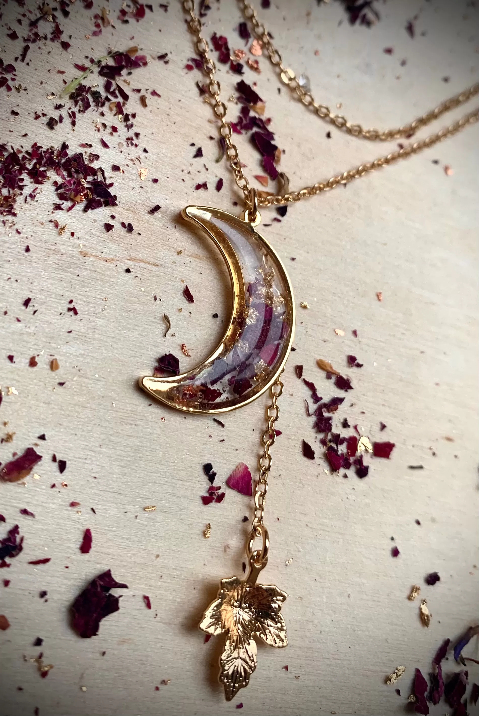 Maple Moon Necklace