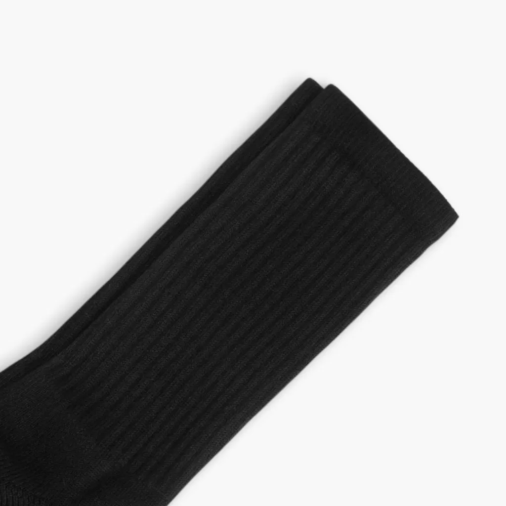 Men's Cotton Crew Sock | Black