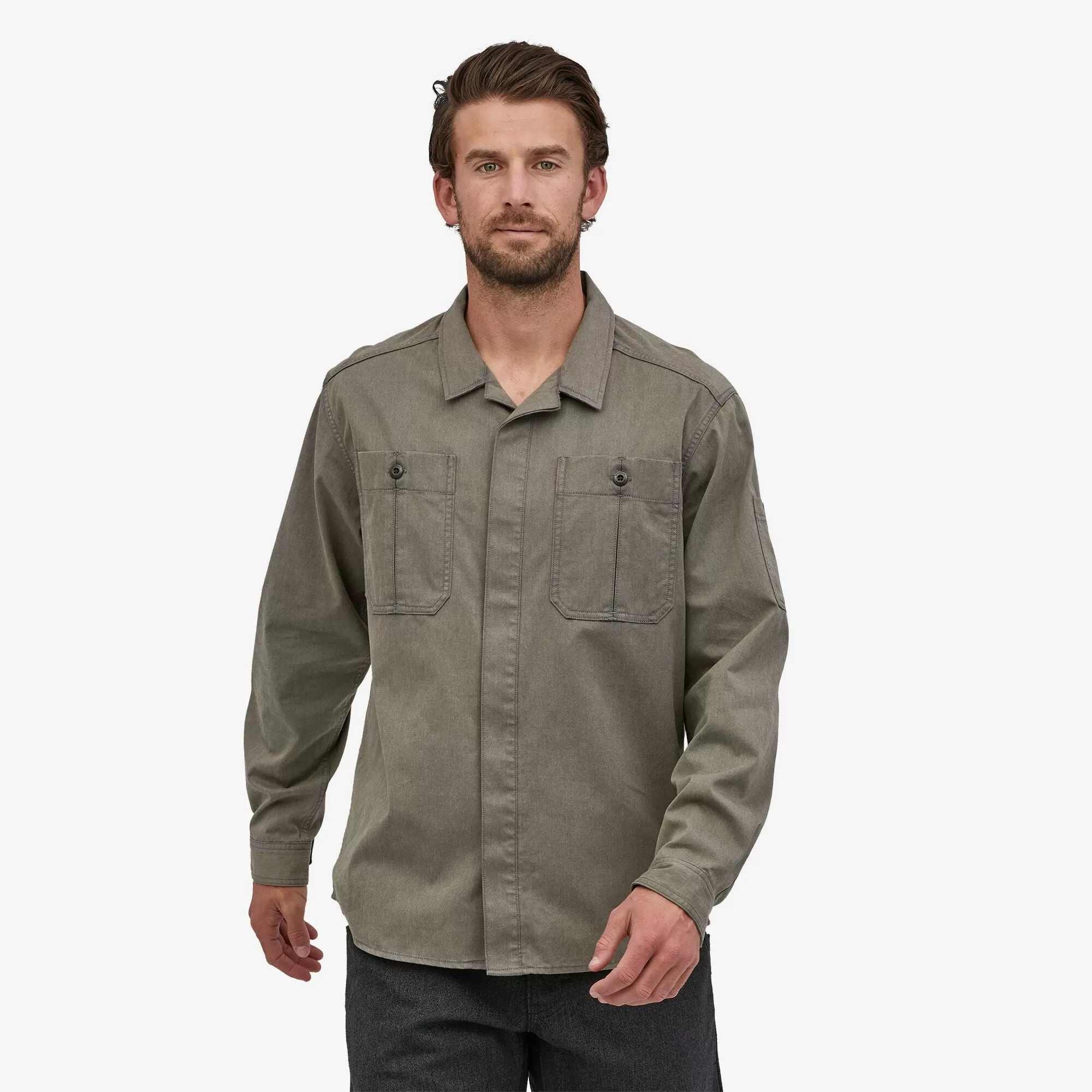 Men's Long Sleeve Shop Shirt