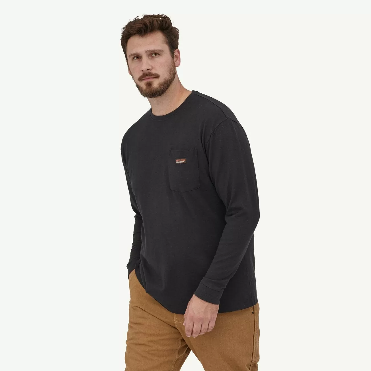 Men's Long-Sleeved Work Pocket T-Shirt