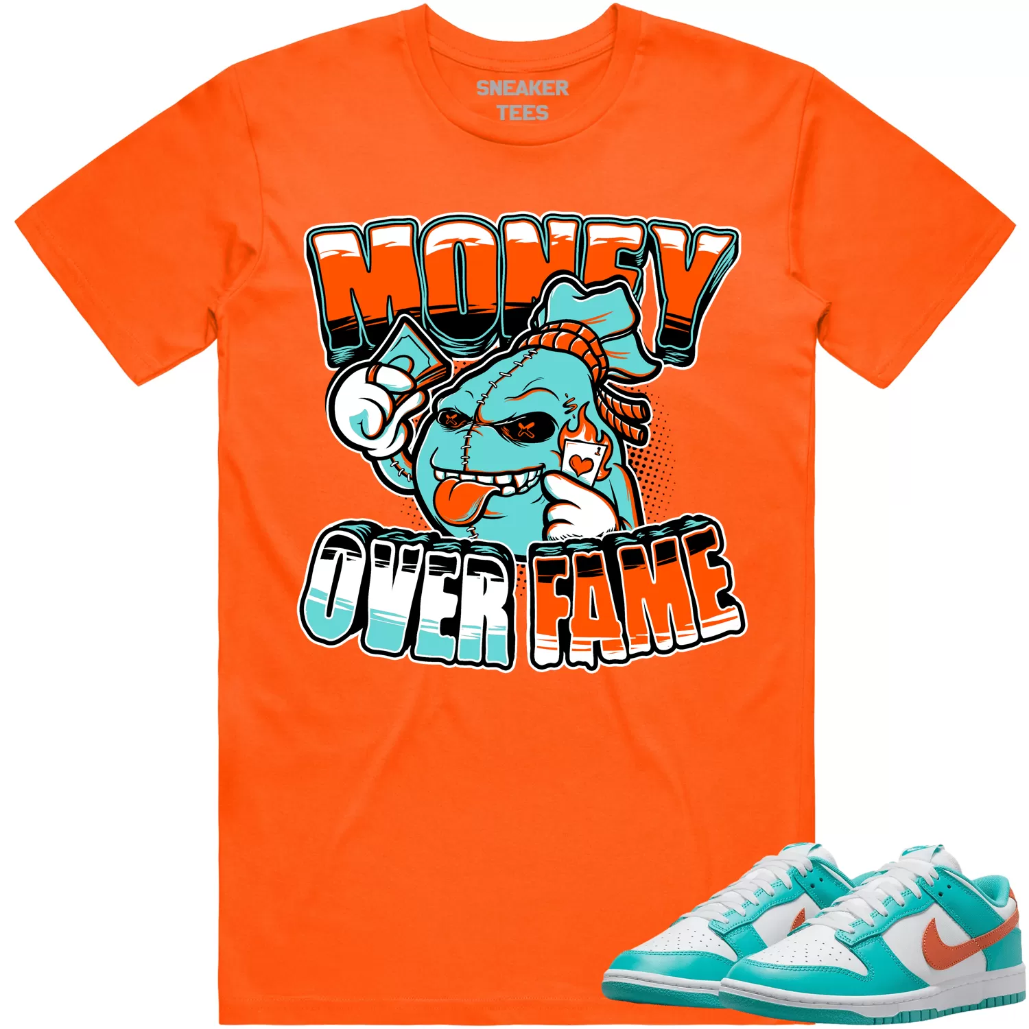 Miami Dunks Dolphins Shirt to Match - MIAMI MOF