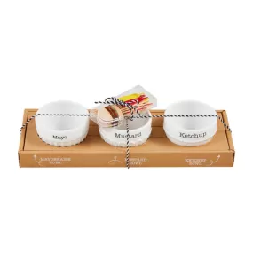 Mud Pie Grill Condiment & Toothpick Set