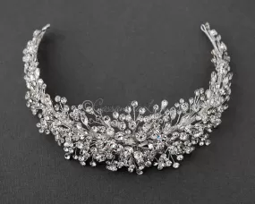 Multi-shape Jewels Wedding Headpiece