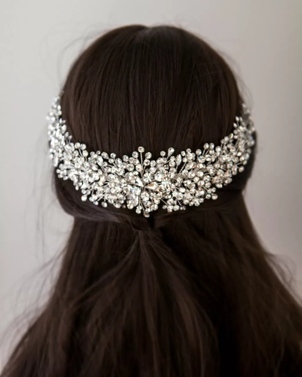 Multi-shape Jewels Wedding Headpiece