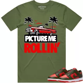 Mystic Red Dunks Shirt to Match - RED PMR