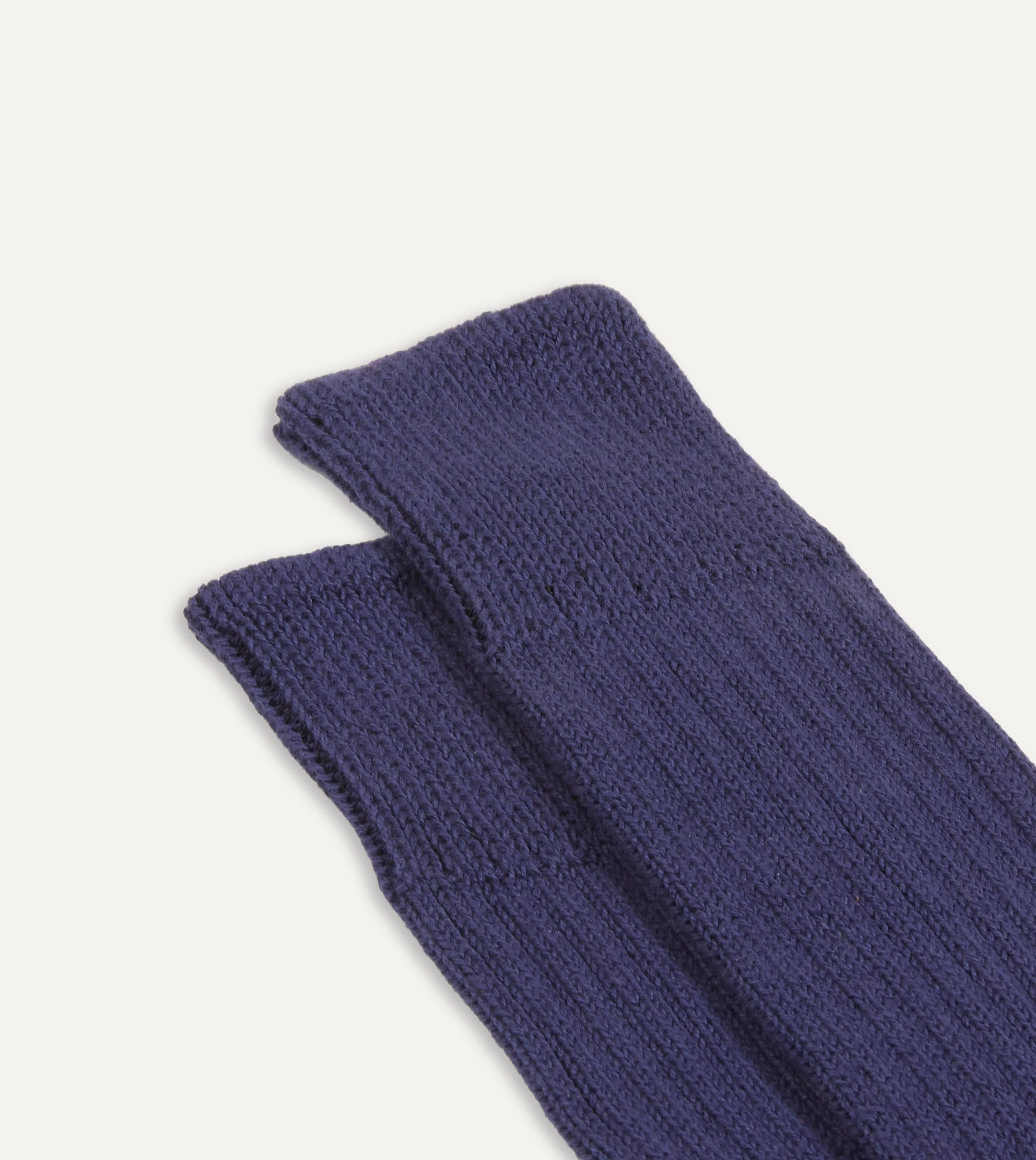 Navy Cotton Sports Socks