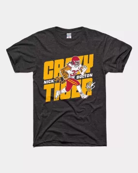 Nick Bolton Crazy Tiger Black T-Shirt