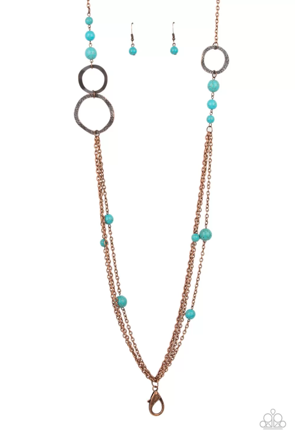 Paparazzi Local Charm - Copper Lanyard Necklace