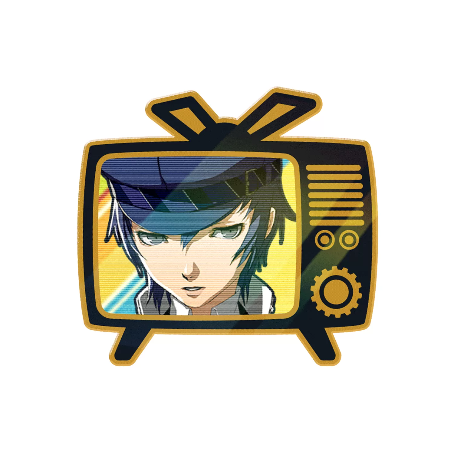 Persona 4 - Midnight Channel Lenticular Pins