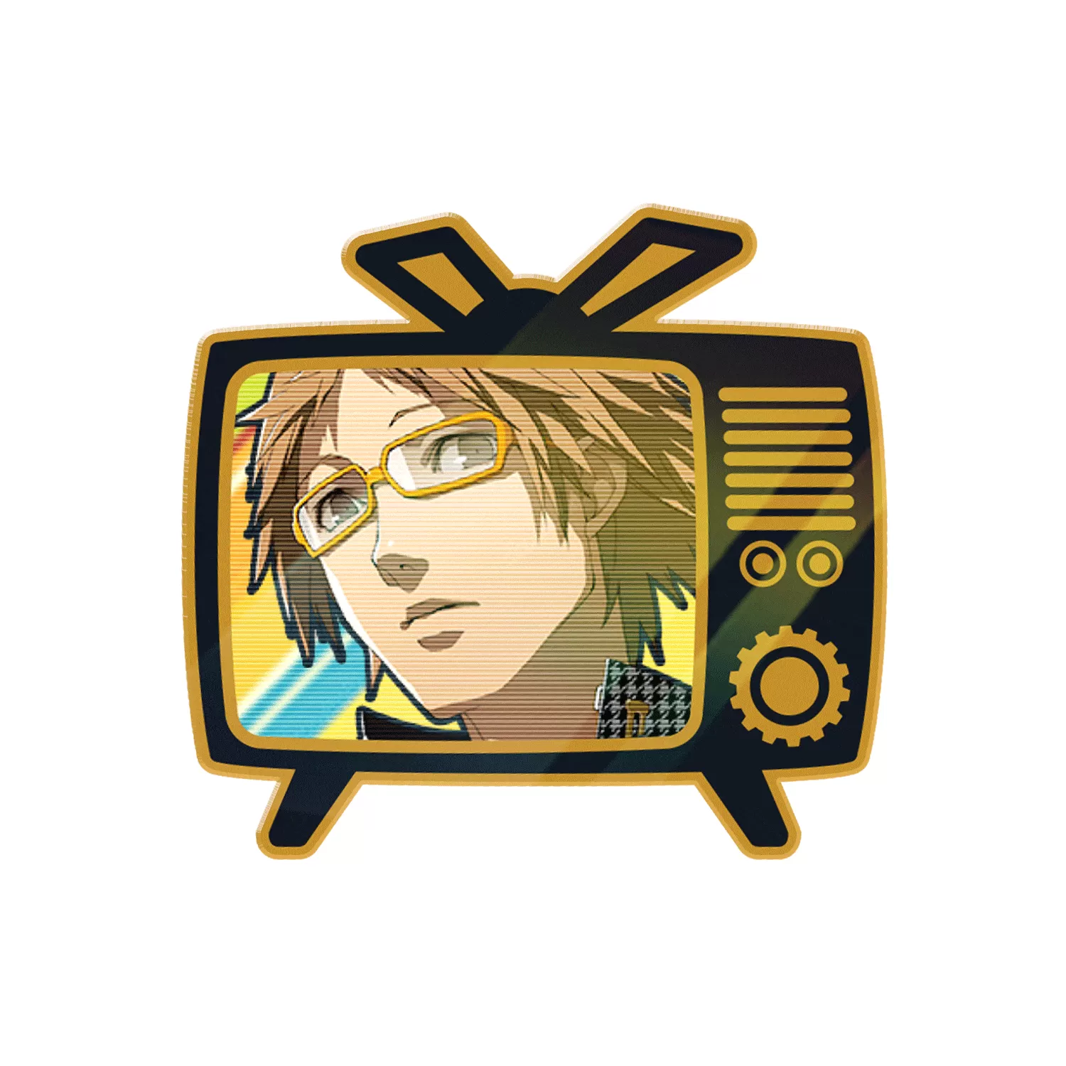 Persona 4 - Midnight Channel Lenticular Pins