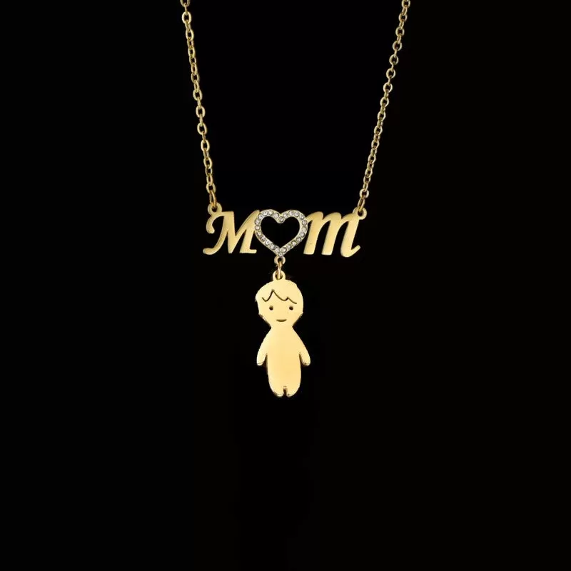 Personalized Engrave Zircon Necklace