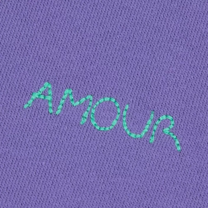 "Amour" Ledru Sweatshirt (Plum)