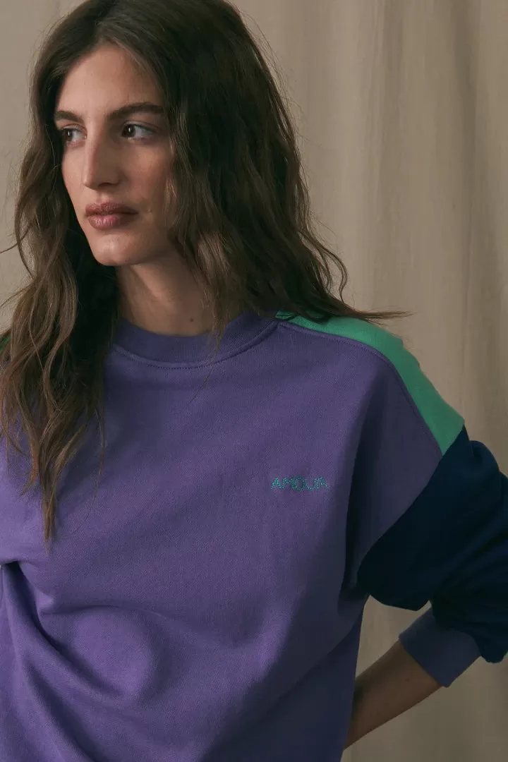 "Amour" Ledru Sweatshirt (Plum)