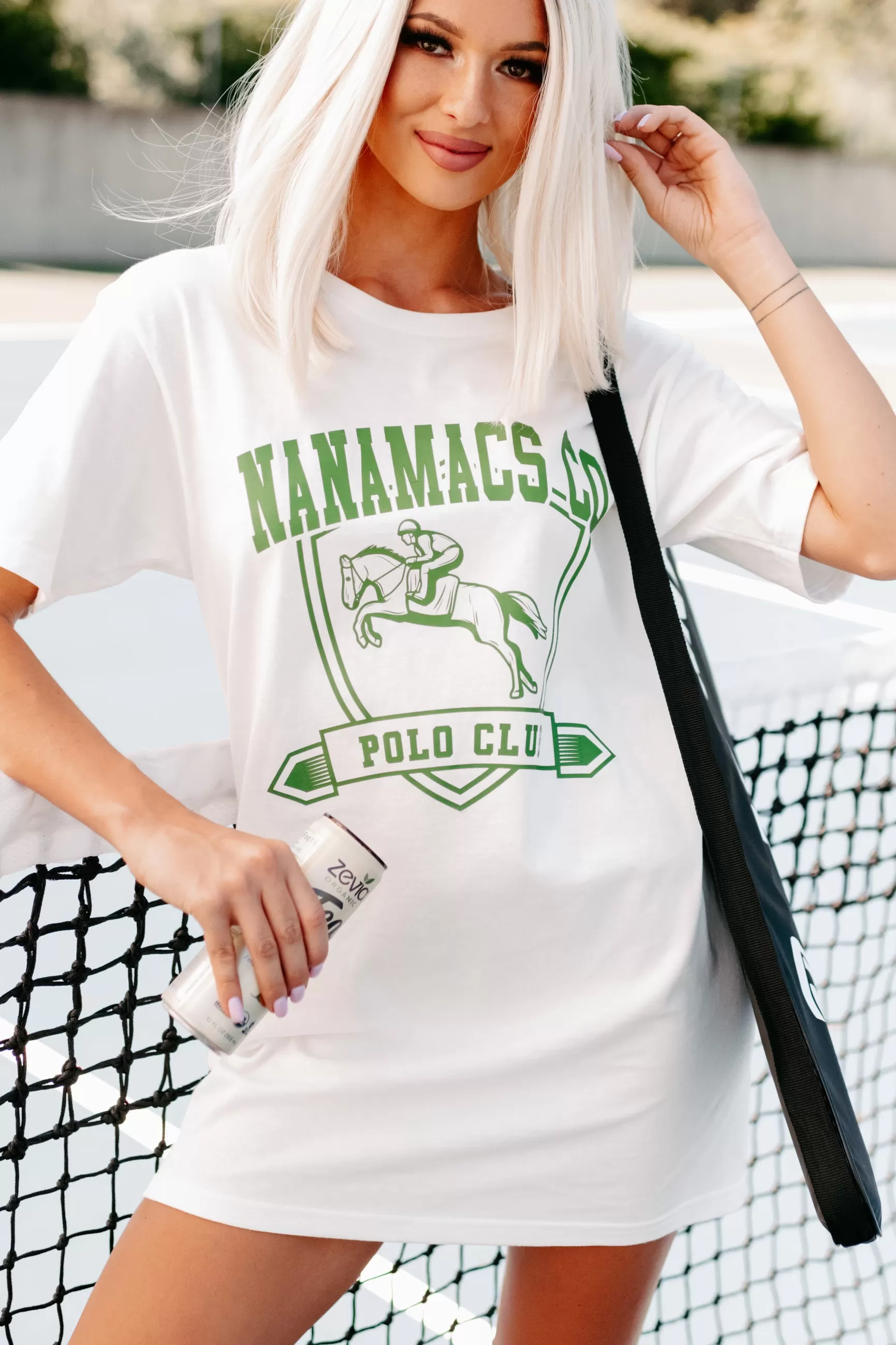 "NanaMacs Co. Polo Club" Graphic - Multiple Shirt Options (White) - Print On Demand