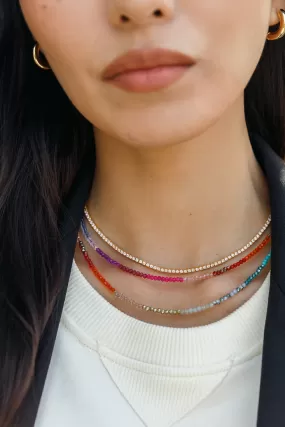 RAINBOW BEADED NECKLACE