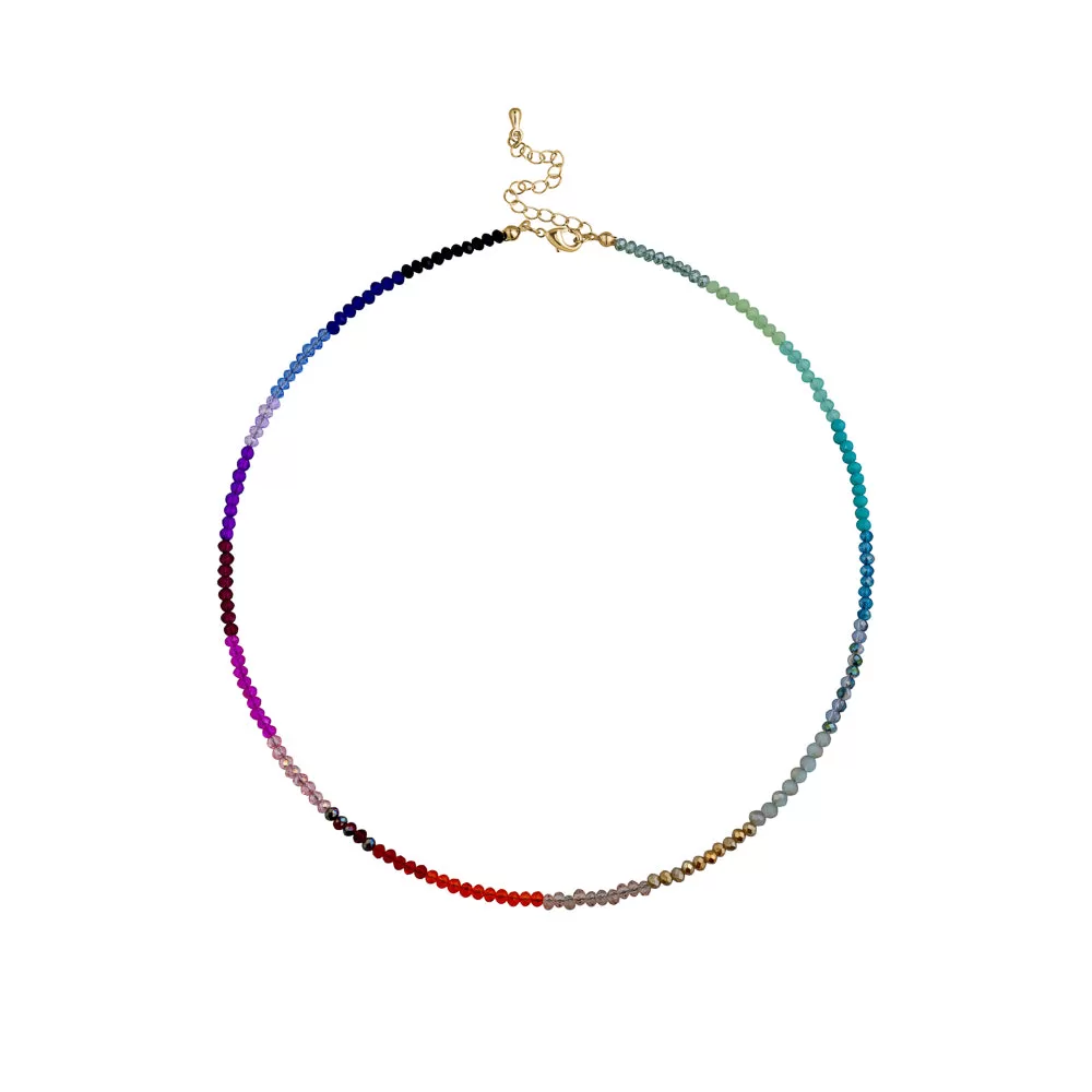 RAINBOW BEADED NECKLACE