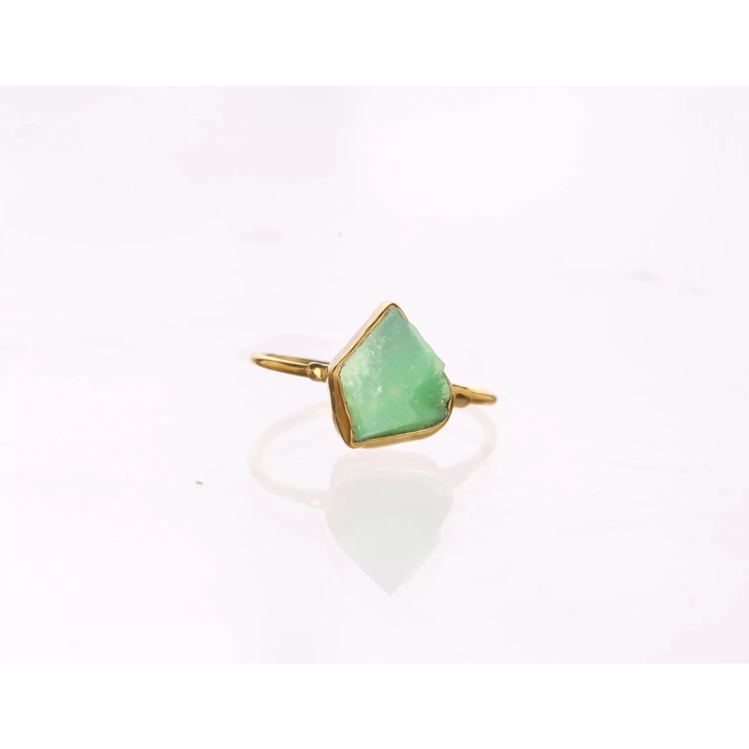 Raw Australian Jade Ring