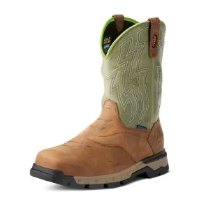 Rebar Flex Western Waterproof Work Boot Rye Brown