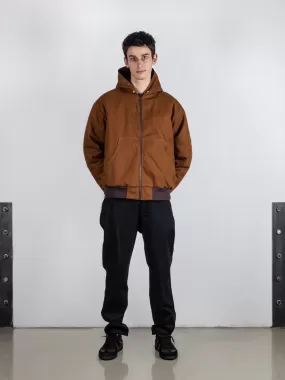 Reversible Hooded Jacket | Rust