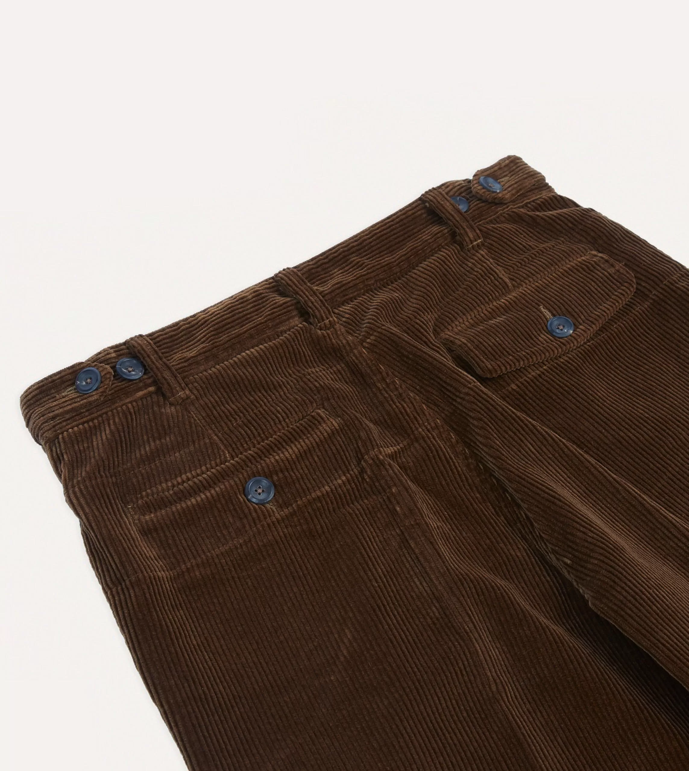 Russet Cotton Corduroy Games Trousers