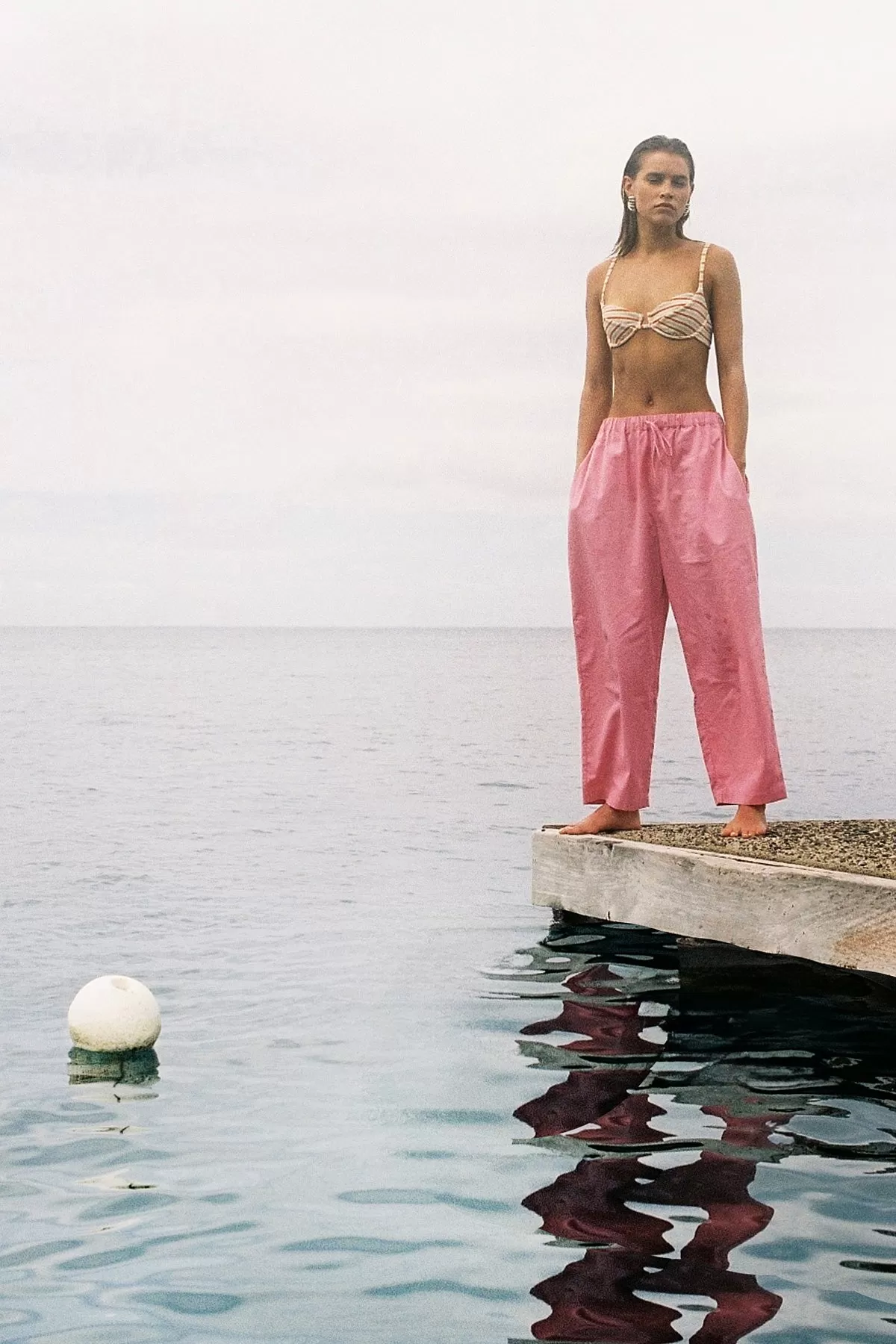 Sea Pink Cotton Pant