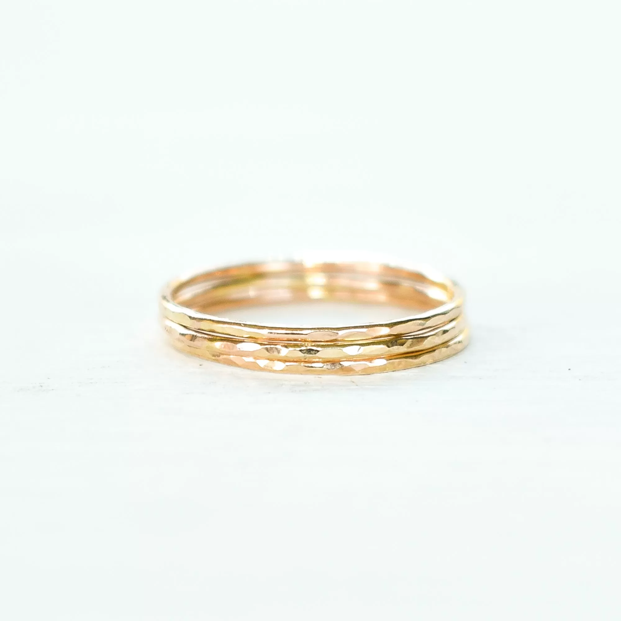 Set (Thin) - Monstera and  Stacking Rings