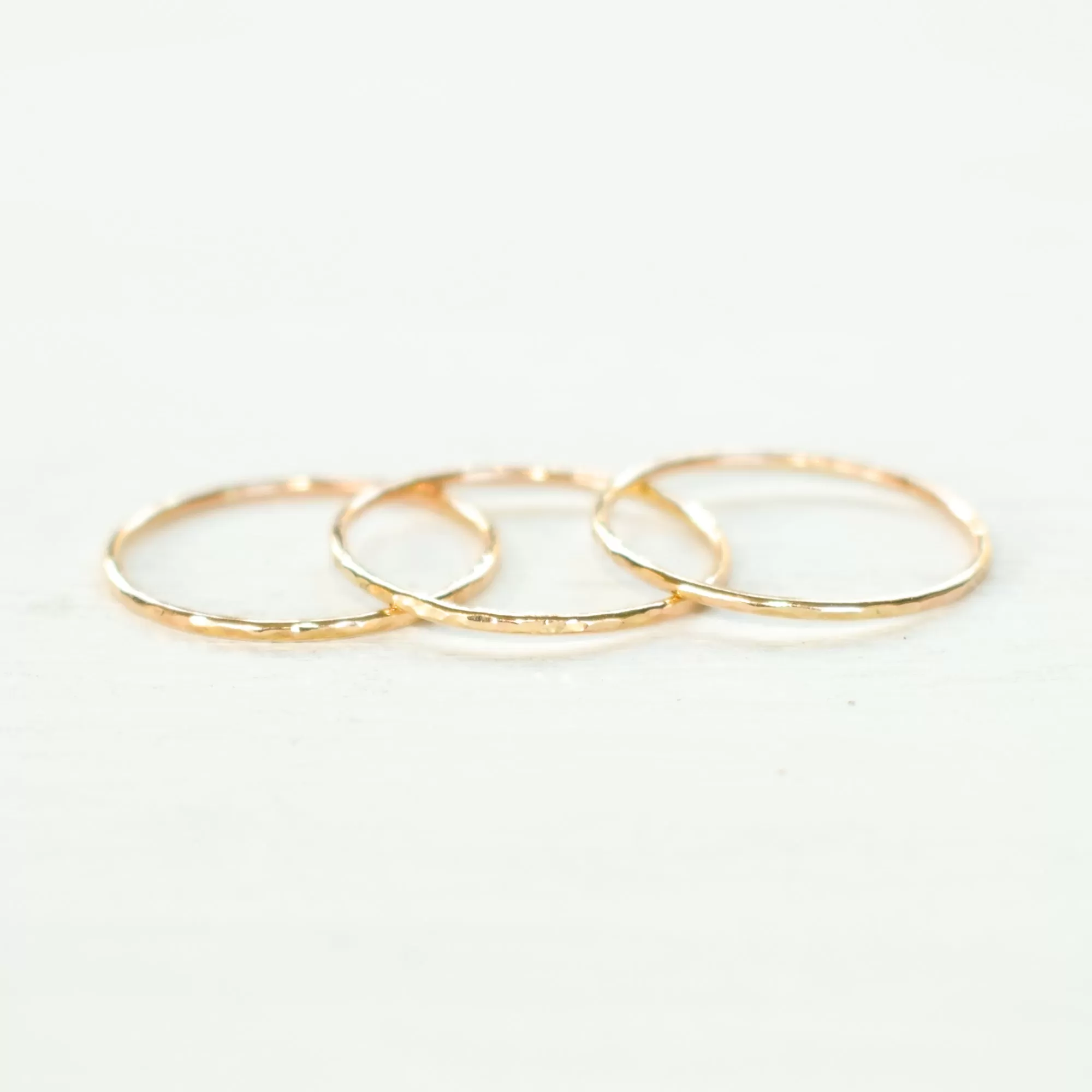 Set (Thin) - Monstera and  Stacking Rings