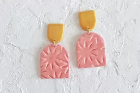 Starburst Tall Arch Statement Earrings