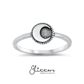 Sterling Silver Moon Women's Rings